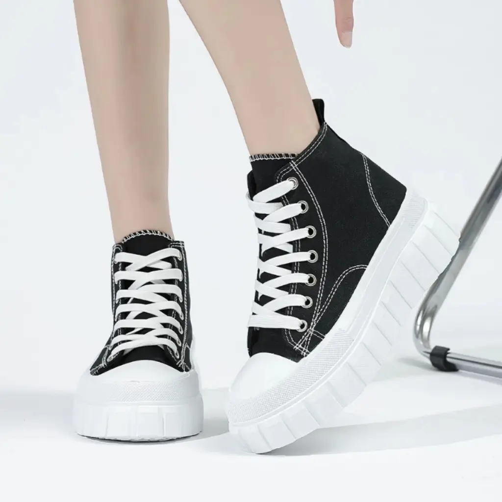 Chaussures Haut à Lacets, Chaussures Femmes Décontracté