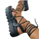 Sandales à Talons Inclinés et Fond épais pour Femmes, Nouveau Style