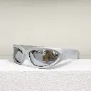 Lunettes de Soleil Unisexe Y2K, Lunettes Marque de Luxe