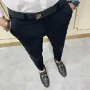 Pantalon Streetwear Costume, Pantalon Hommes, Haute Qualité, Bureau