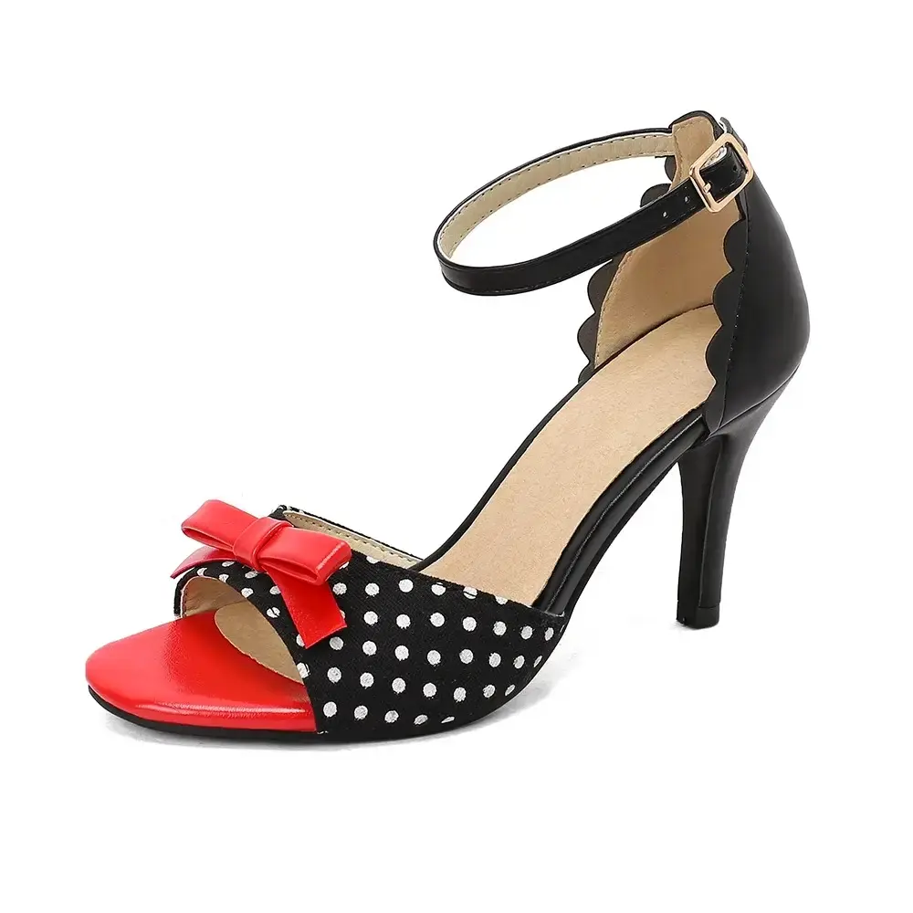 Talons Hauts Dames Plate-forme (Noir, 34)