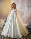 Robe de Demoiselle d'honneur Scintillante pour Mariage, Première Communion