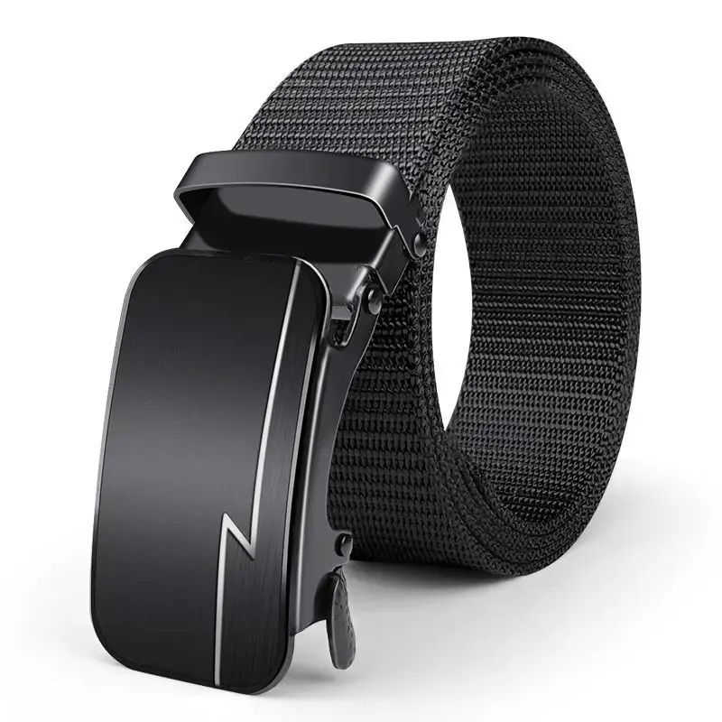  Ceinture en Nylon Respirant pour Hommes (Noir, 100cm)