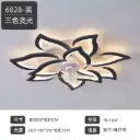 Plafonnier LED intelligent avec ventilateur, design moderne et minimaliste, luminaire décoratif d'intérieur, idéal pour une chambre à coucher, une salle à manger