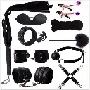 Équipement de Bondage 10 Pièces Accessoires de Jeux Sexuels