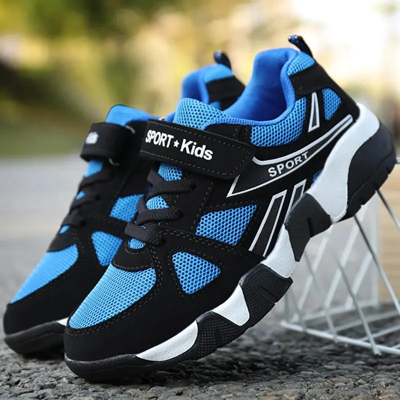 Chaussures de dehors Confortables et Légères en Maille pour Enfant, Baskets de Course Respirantes et Décontractées pour l'Été (28)