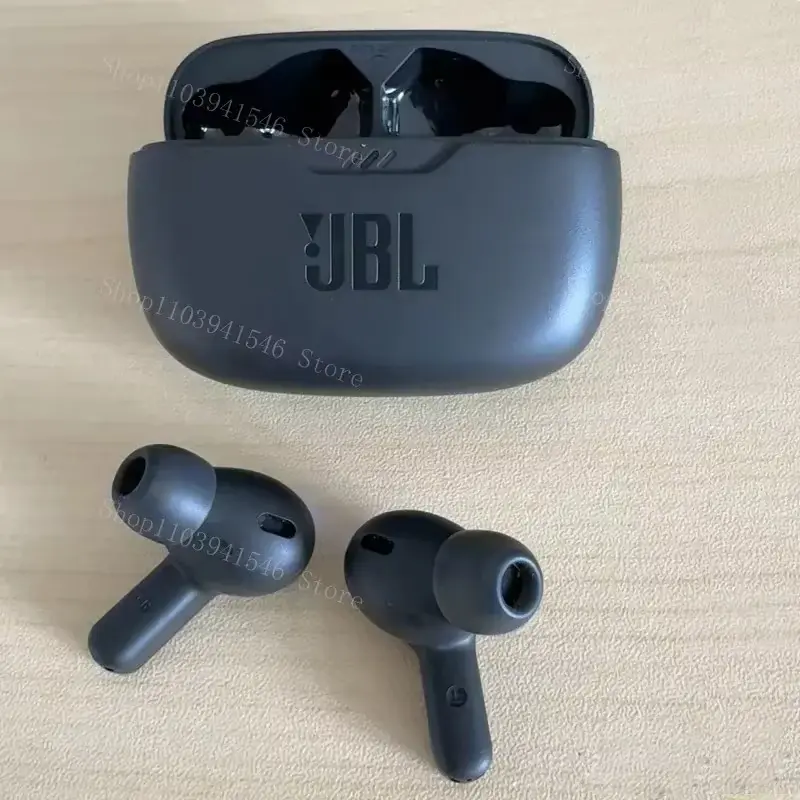 JBL WAVE 200TWS caractéristiques véritables écouteurs sans fil JBL W200 tws Bluetooth 5.0 écouteurs sport casque avec micro version HK (Noir)