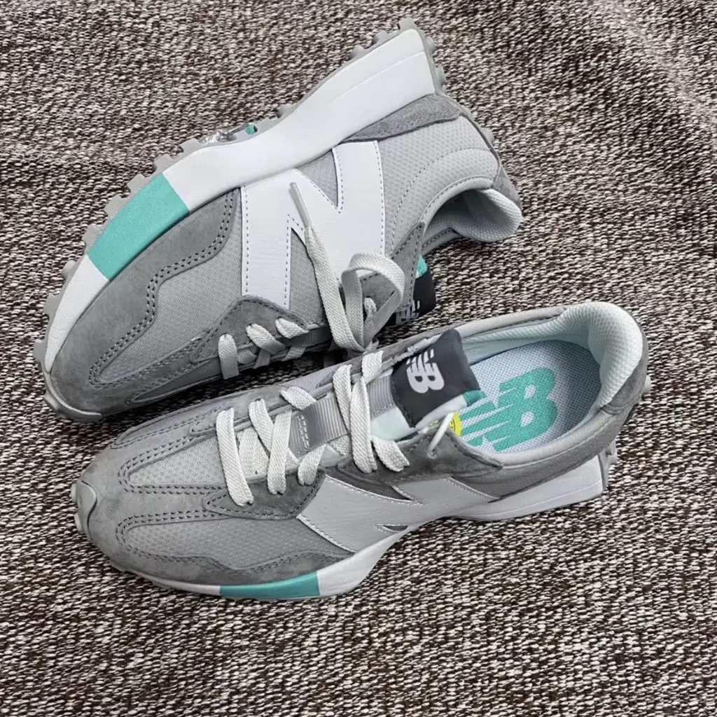 New Balance NB 327 Chaussures de course basses en tissu rétro à la mode, style unisexe