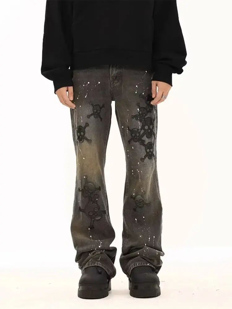 Jean Brodé pour Homme, Pantalon Vintage (XL)