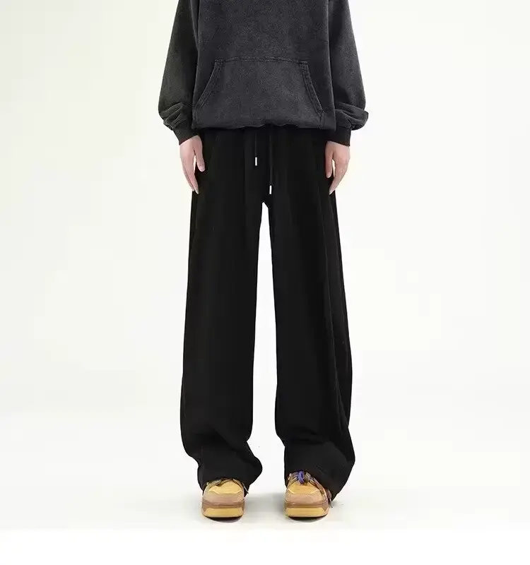 Pantalon de Survêtement à Jambes Larges pour Homme