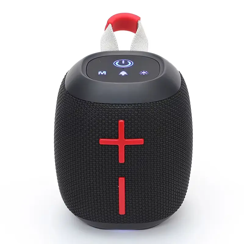 Haut-parleur Bluetooth portable sans fil, centre de musique audio EQ, port de type C, caisson de basses, radio TF et FM, TG389