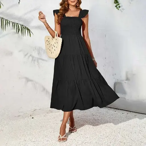 Robe Mi-Longue Femme