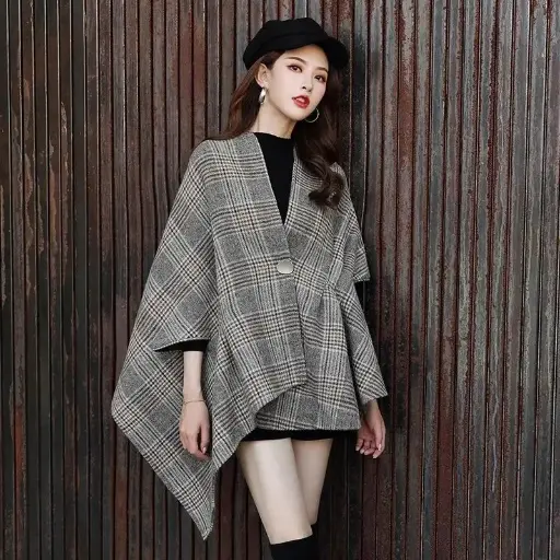 Veste en Laine Décontractée pour Femme