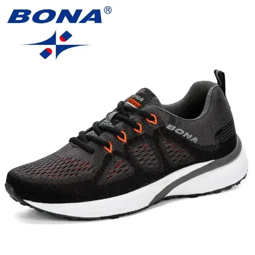BONA Baskets Unisexe Chaussures Sport, Maille Formateurs Légers