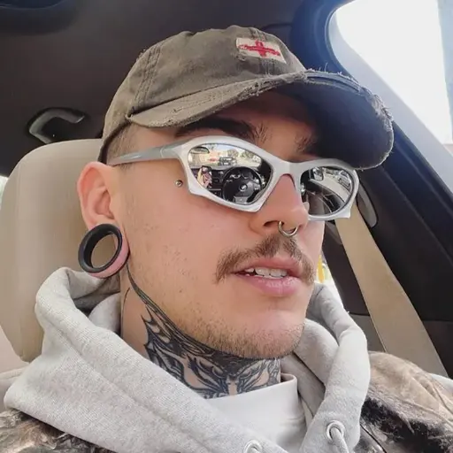 Lunettes de Soleil Unisexe Tendances Punk