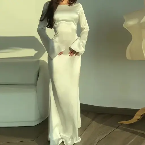 Robe pour Femmes, Tenue élégante, Coupe Couvertes, Style Arabe