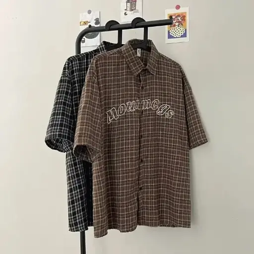 Chemise à Carreaux Vintage pour Hommes