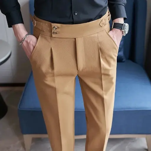 Pantalon Slim Imbibé pour Homme, Mode Masculine