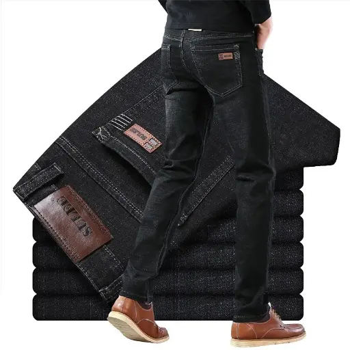 Jean délavé pour Homme, Pantalon en Denim