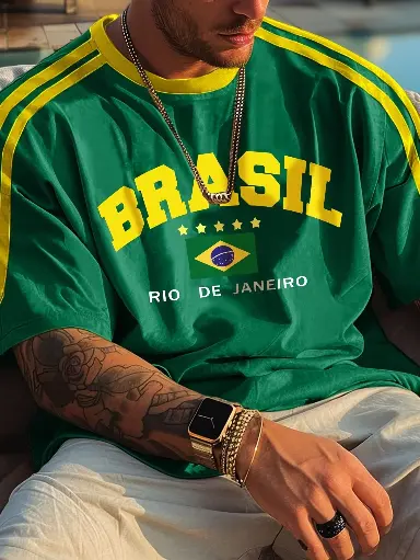 T-shirt à Manches Courtes pour Hommes