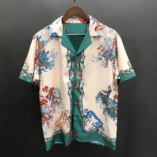 Chemises Hawaïennes d'été pour Hommes, Streetwear