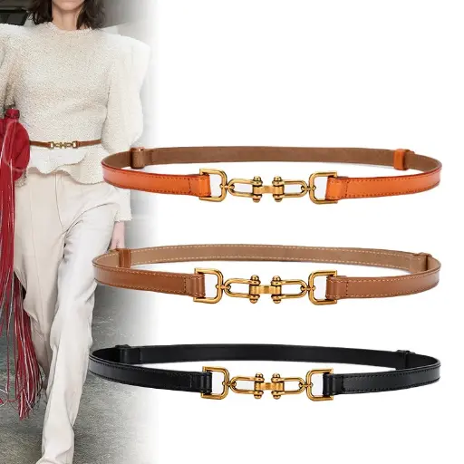 Ceintures Coréennes en Cuir Véritable pour Femmes