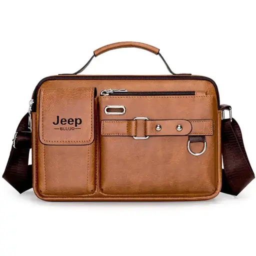 JEEP BULUO Sacs à Main d'Affaires Multifonctions Hommes Nouveaux Sacs à Bandoulière