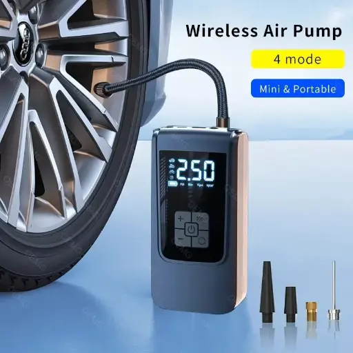 Pompe à Air de voiture sans fil, compresseur d'air Portable