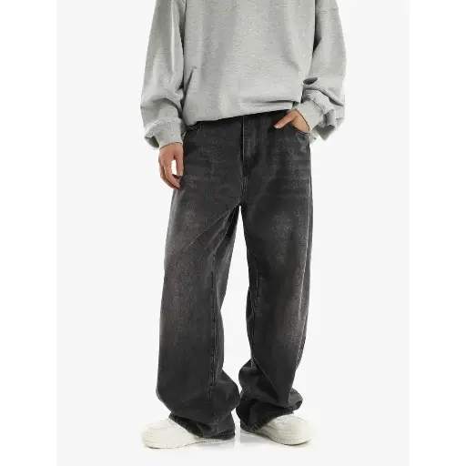 Jean Baggy à Jambes Larges pour Hommes