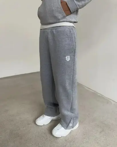 Pantalon de Jogging Ample pour Hommes, Logo Su Brodé